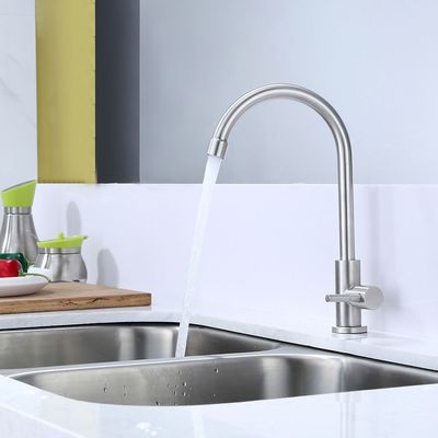 ACS CUPC NSF Bathroom Single Lever Mixers 304 Stainless Steel Single Cold Basin Mixer