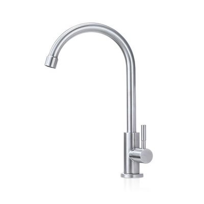 304 Stainless Steel Single Cold Dish Basin Mixer Corrosion Resistance Wear Resistance