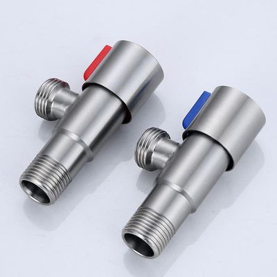 Long Lasting 304 Stainless Steel Bathroom Angle Valve Corrosion And Acid Resistance