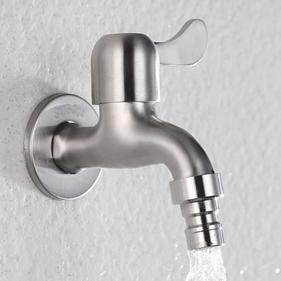 Stainless Steel Washing Machine Faucet Surface Drawing Process Bi Hanging