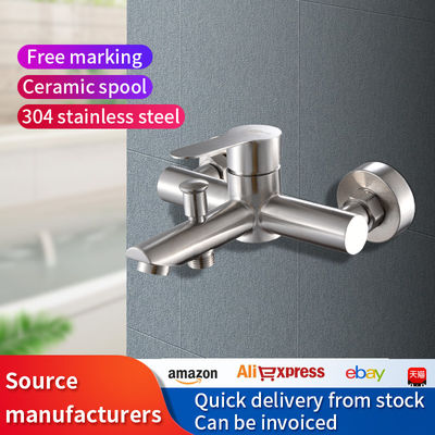 OEM ODM Stainless Steel Bathroom Faucet Surface Polishing Wear Resistance
