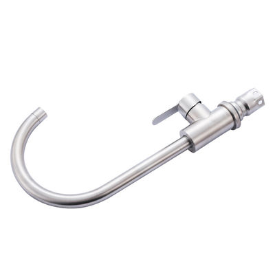 Contemporary Polishing Stainless Steel Sink Tap Wire Drawing Stainless Kitchen Faucet