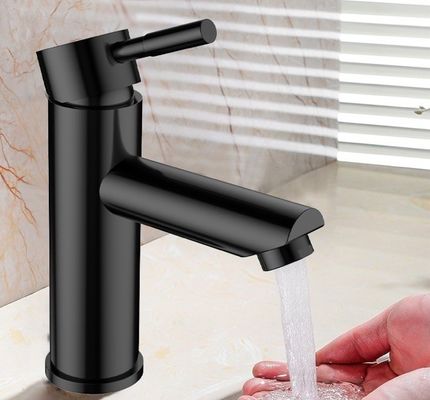 Anti Corrosion Smooth Stainless Steel Basin Faucet Easy To Clean