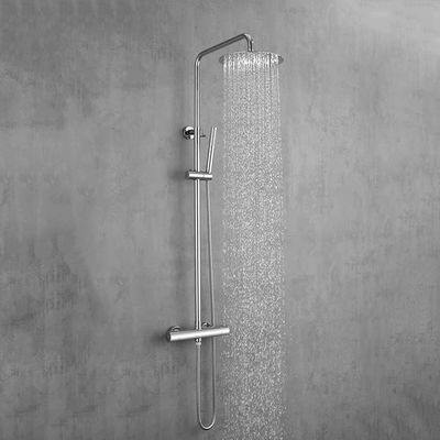 OEM 3 Function Brushed Stainless Shower Faucet For Bathroom