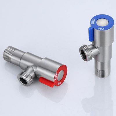 Long Lasting 304 Stainless Steel Bathroom Angle Valve Customized Logo Color