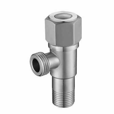 Surface Brushed Anti Oxidation Bathroom Angle Valve Easy To Install